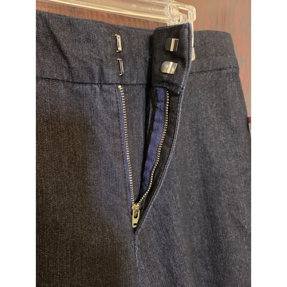 Nine West Women's Wide Leg Trouser Pants Black 6 Business Office Casual NWT - Picture 8 of 12